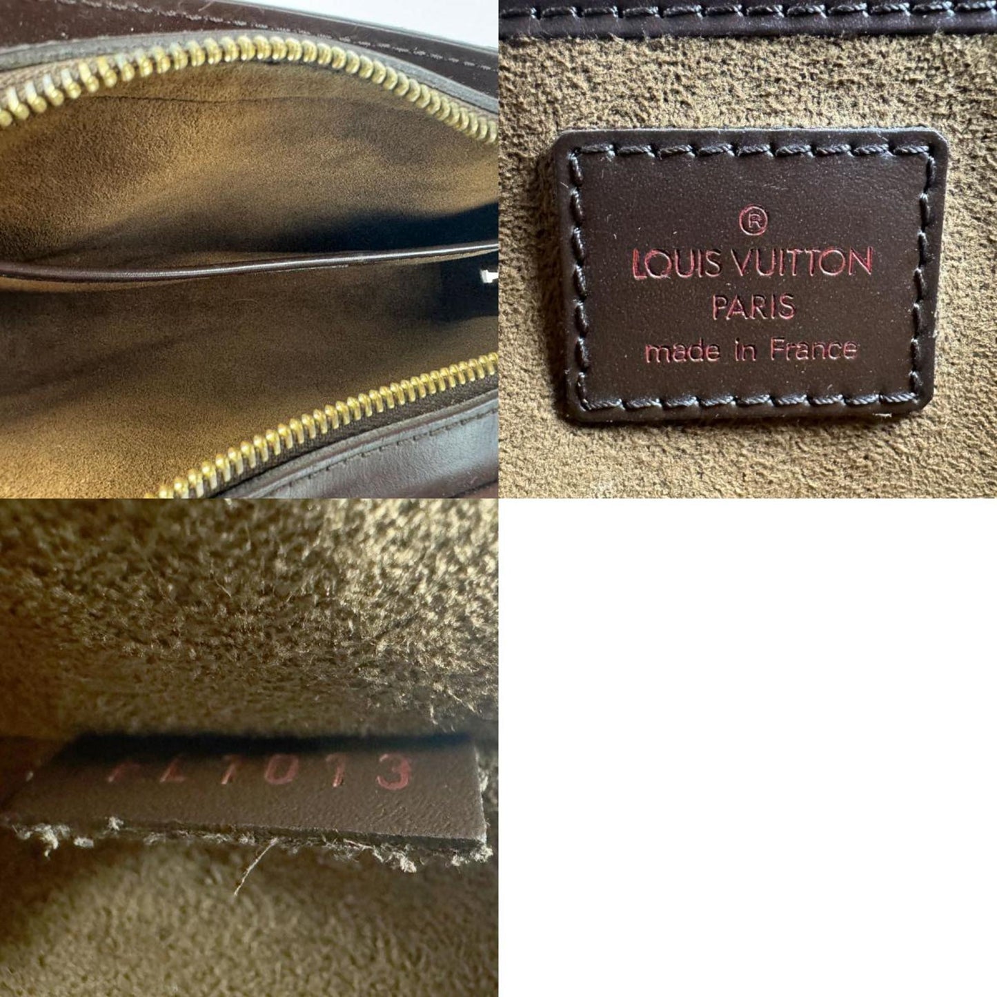 Louis Vuitton Saint Louis, Brown, Canvas, clutch