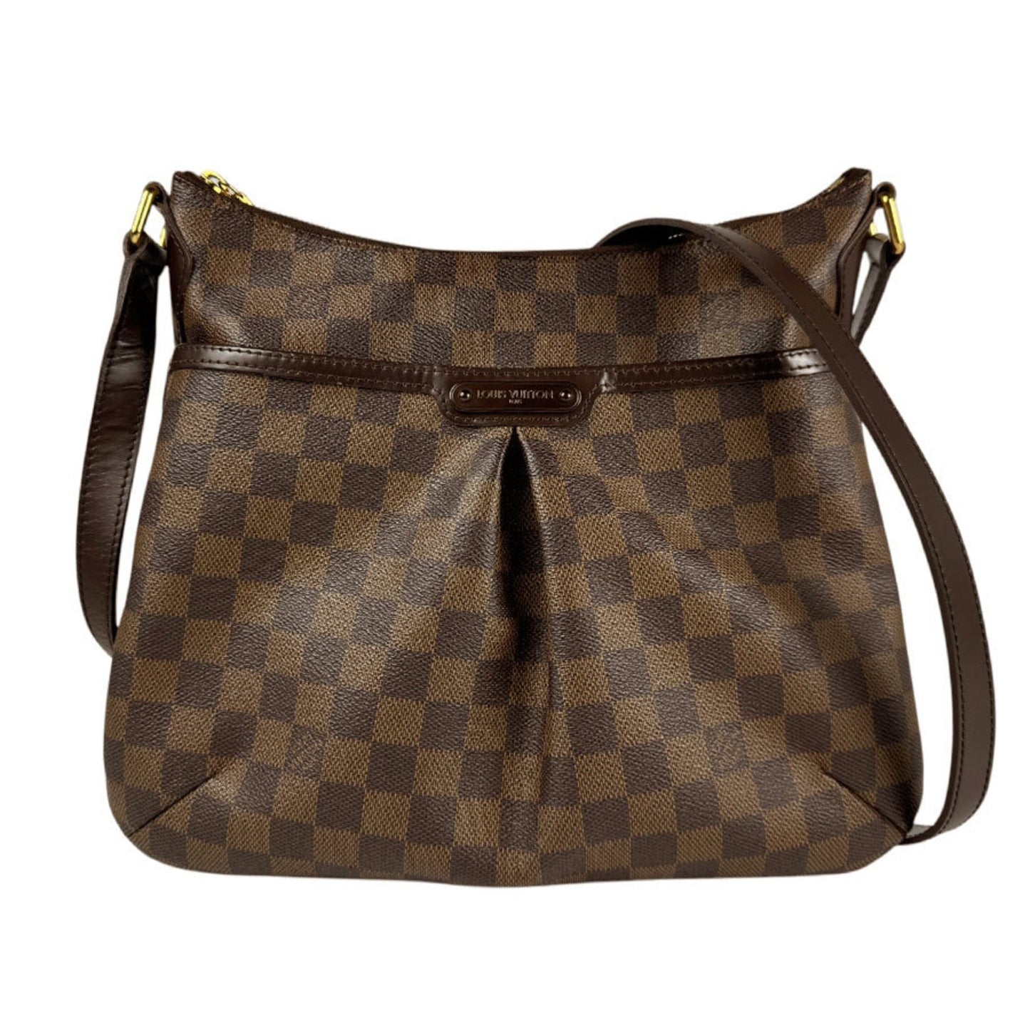 Louis Vuitton Bloomsbury, Brown, Canvas, shoulder