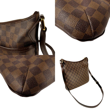Louis Vuitton Bloomsbury, Brown, Canvas, shoulder