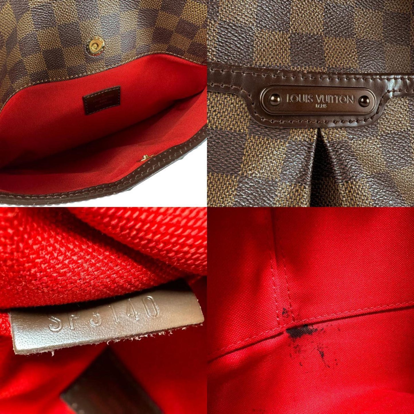 Louis Vuitton Bloomsbury, Brown, Canvas, shoulder