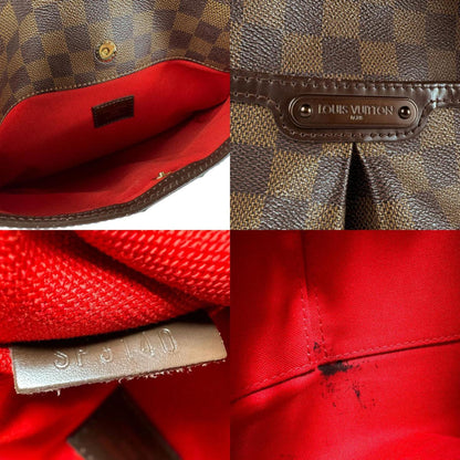 Louis Vuitton Bloomsbury, Brown, Canvas, shoulder