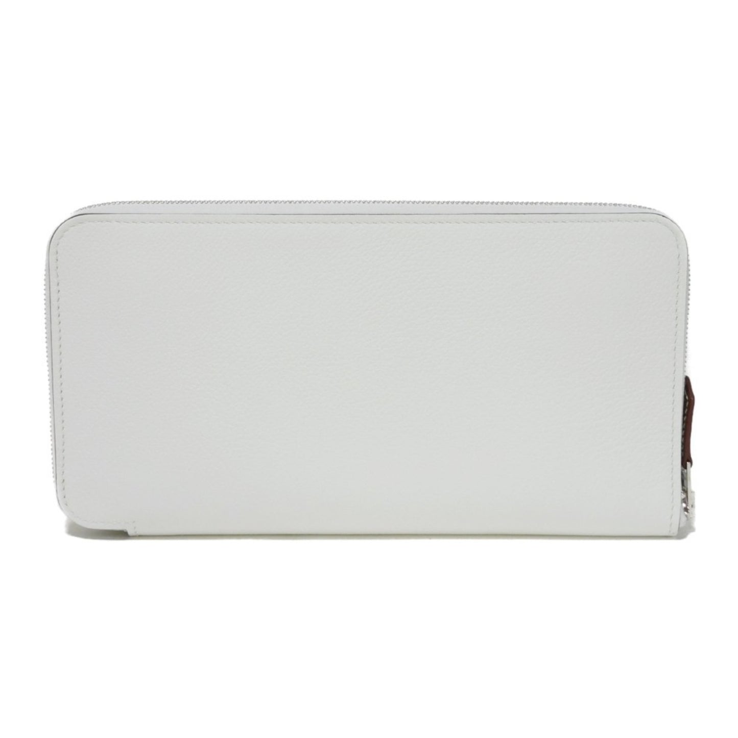 Hermès Azap, White, Leather, wallet