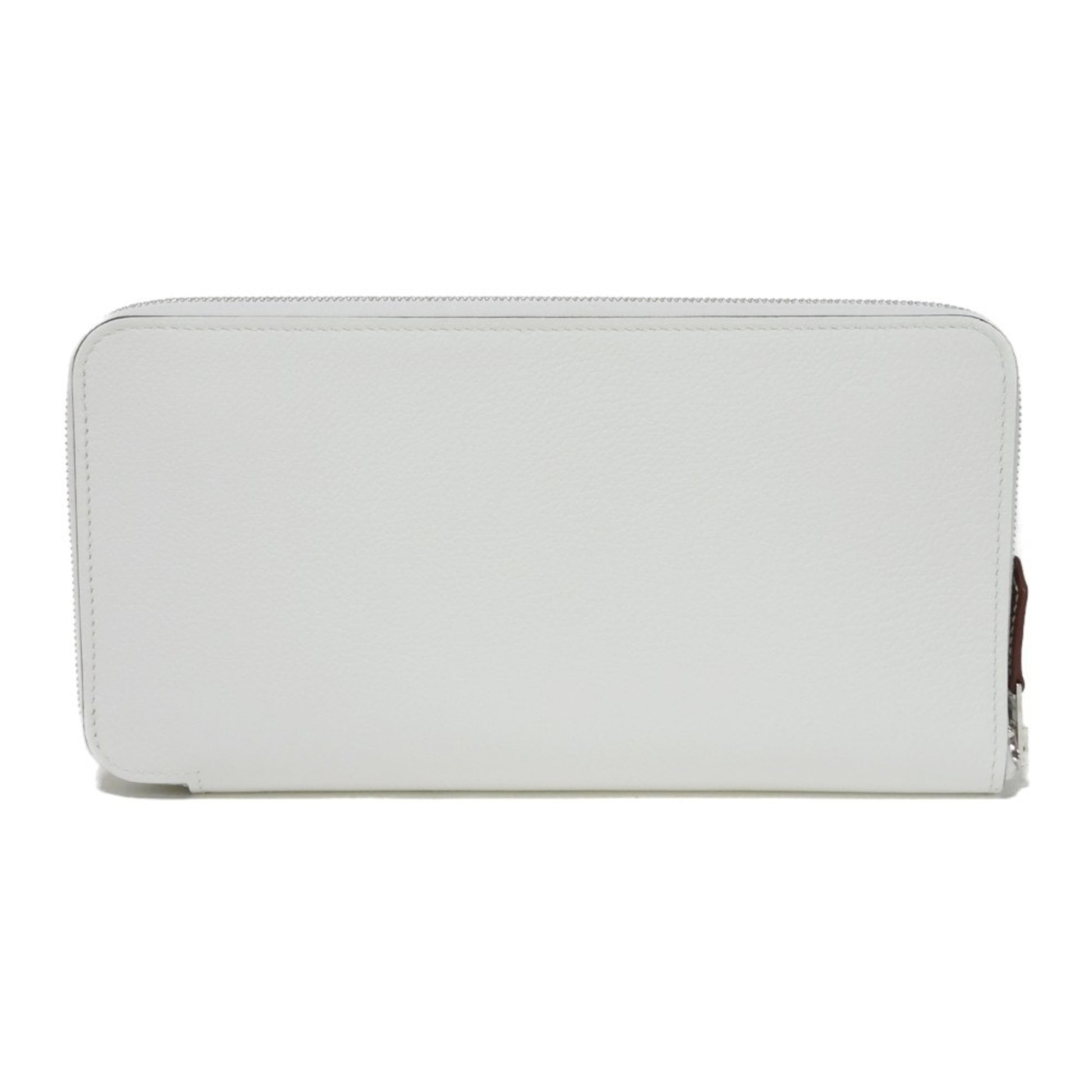 Hermès Azap, White, Leather, wallet