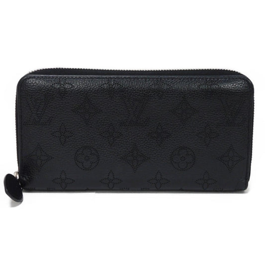 Louis Vuitton Portefeuille zippy, Black, Leather, wallet