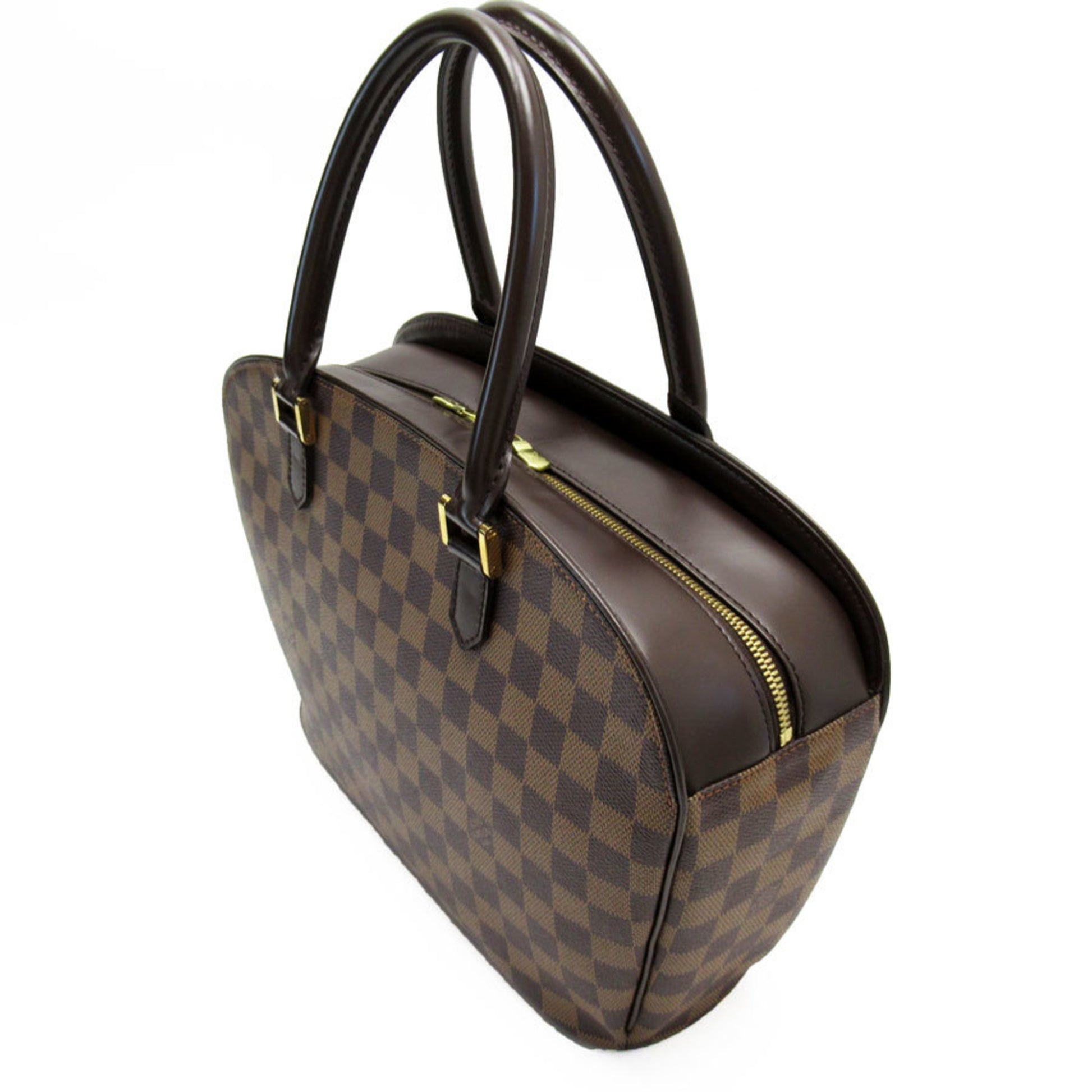 Louis Vuitton Sarria, Brown, Canvas, handbag