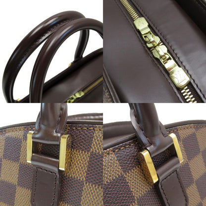 Louis Vuitton Sarria, Brown, Canvas, handbag