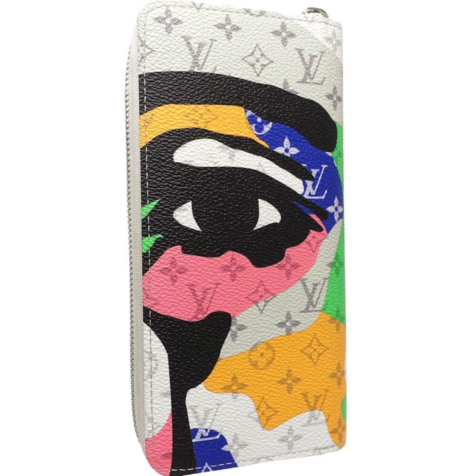 Louis Vuitton Zippy Wallet Vertical, Multicolour, Canvas, wallet