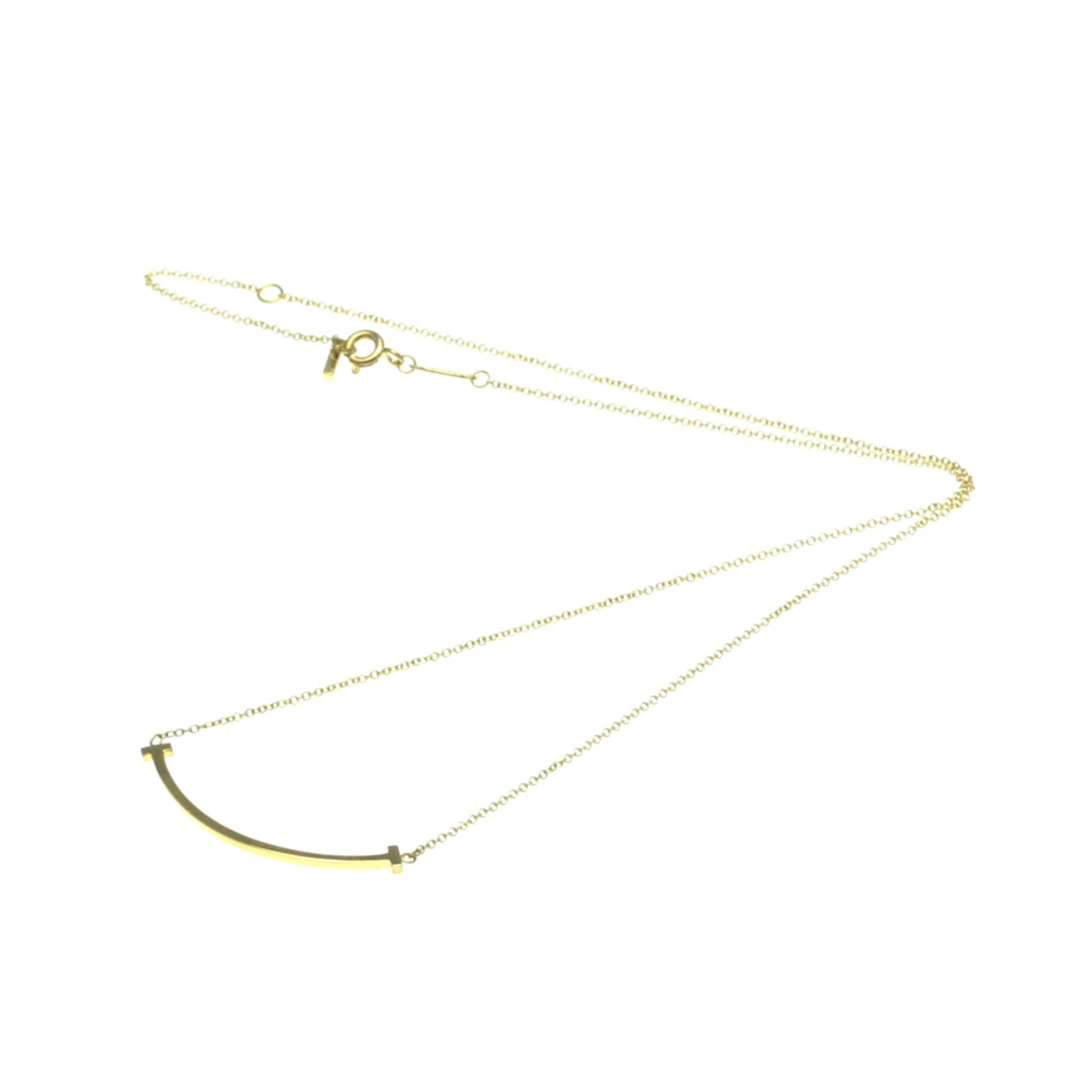 Tiffany & Co Smile, Gold, Yellow Gold, necklace