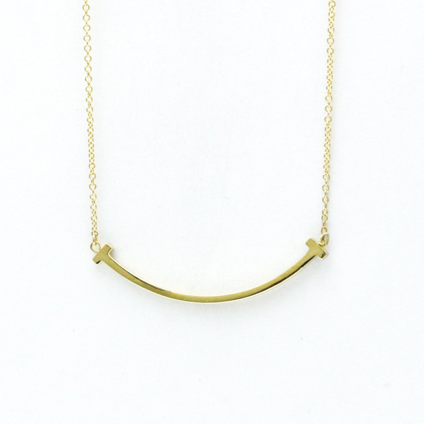 Tiffany & Co Smile, Gold, Yellow Gold, necklace