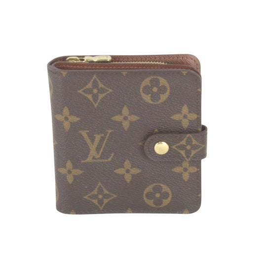 Louis Vuitton, Brown, Canvas, wallet