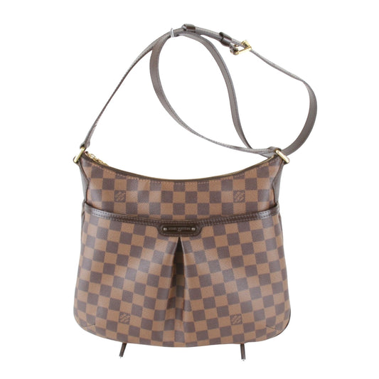 Louis Vuitton Bloomsbury, Brown, Canvas, shoulder