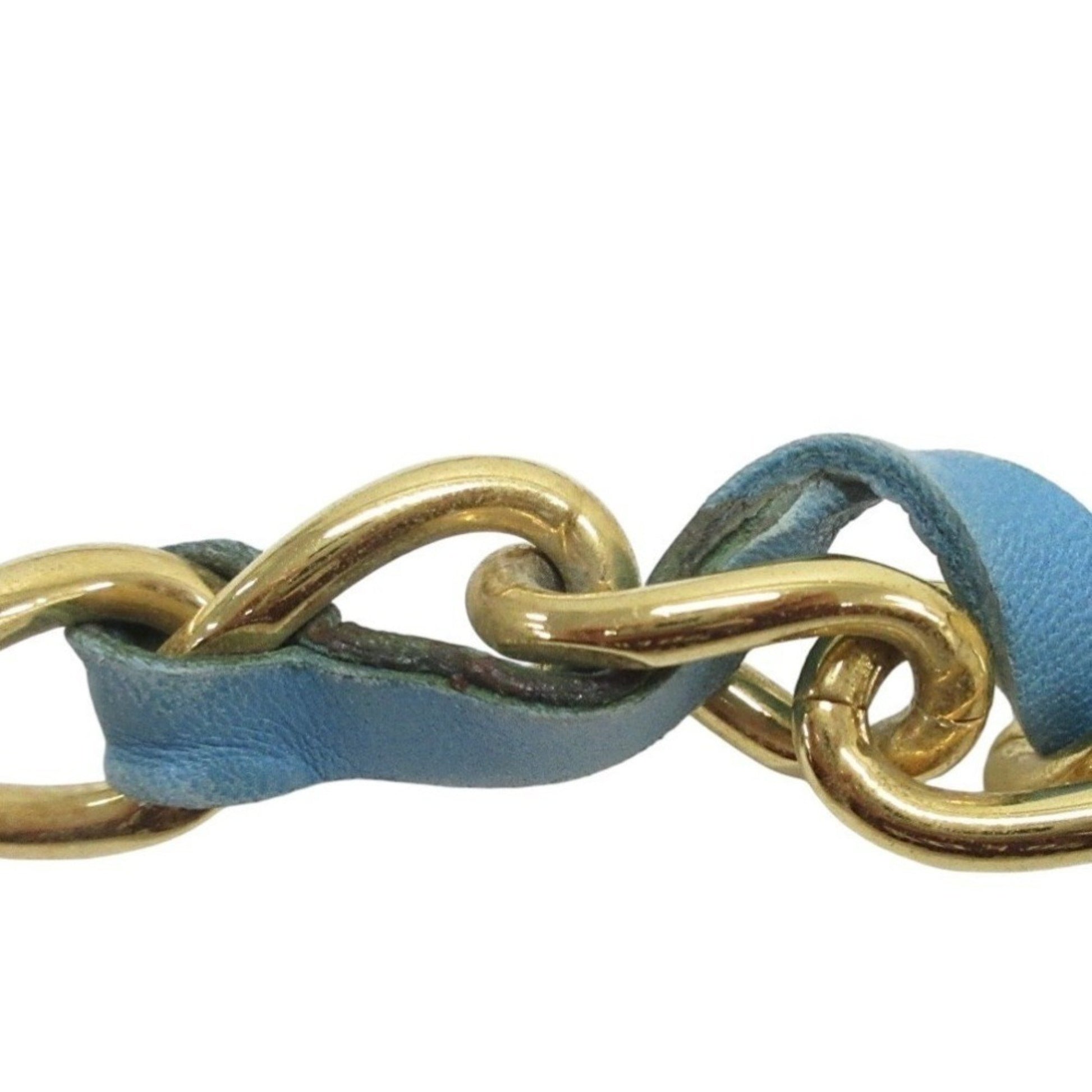 Chanel Coco Mark, Blue, Gold Plated, belt