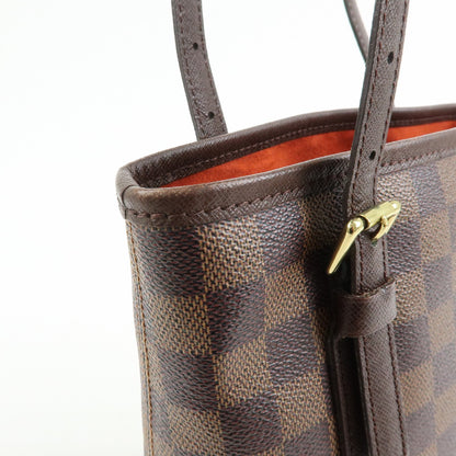 Louis Vuitton Marais Bucket Damier, Brown, Canvas, Handbag