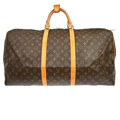 Louis Vuitton Keepall Monogram Canvas, Brown, Canvas, Travel Bag