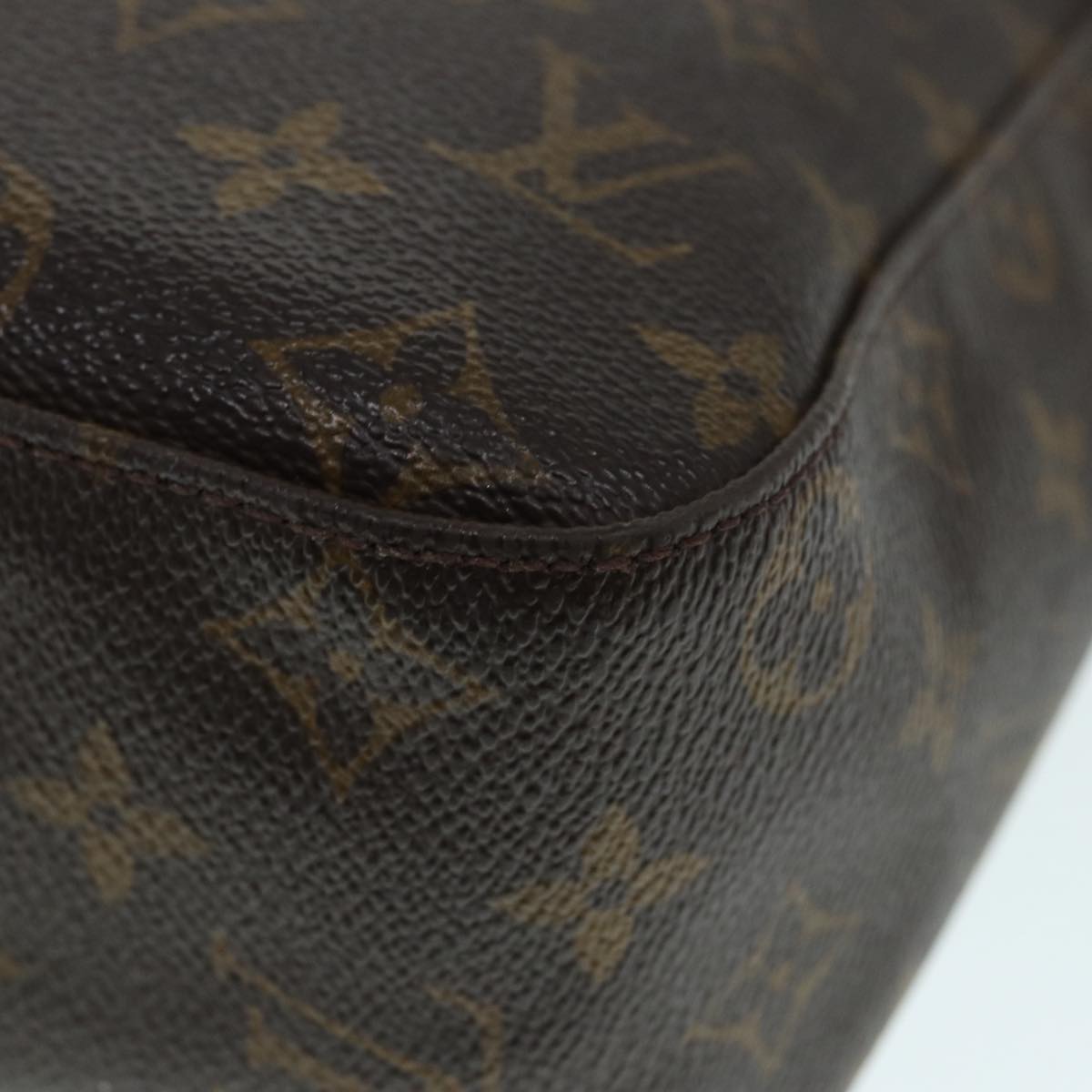 Louis Vuitton Looping GM, Brown, Canvas, shoulder