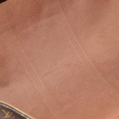 Louis Vuitton Keepall 60, Brown, Canvas, travel