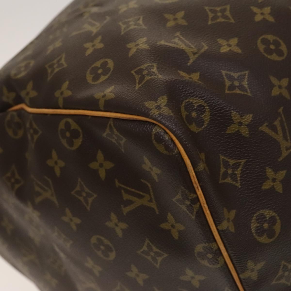 Louis Vuitton Keepall 60, Brown, Canvas, travel