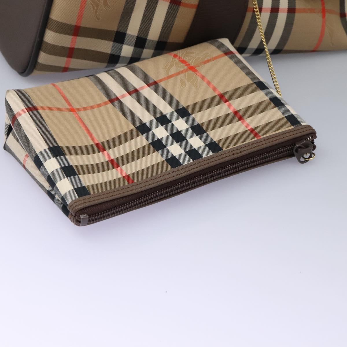 Burberry Haymarket, Beige, Canvas, travel