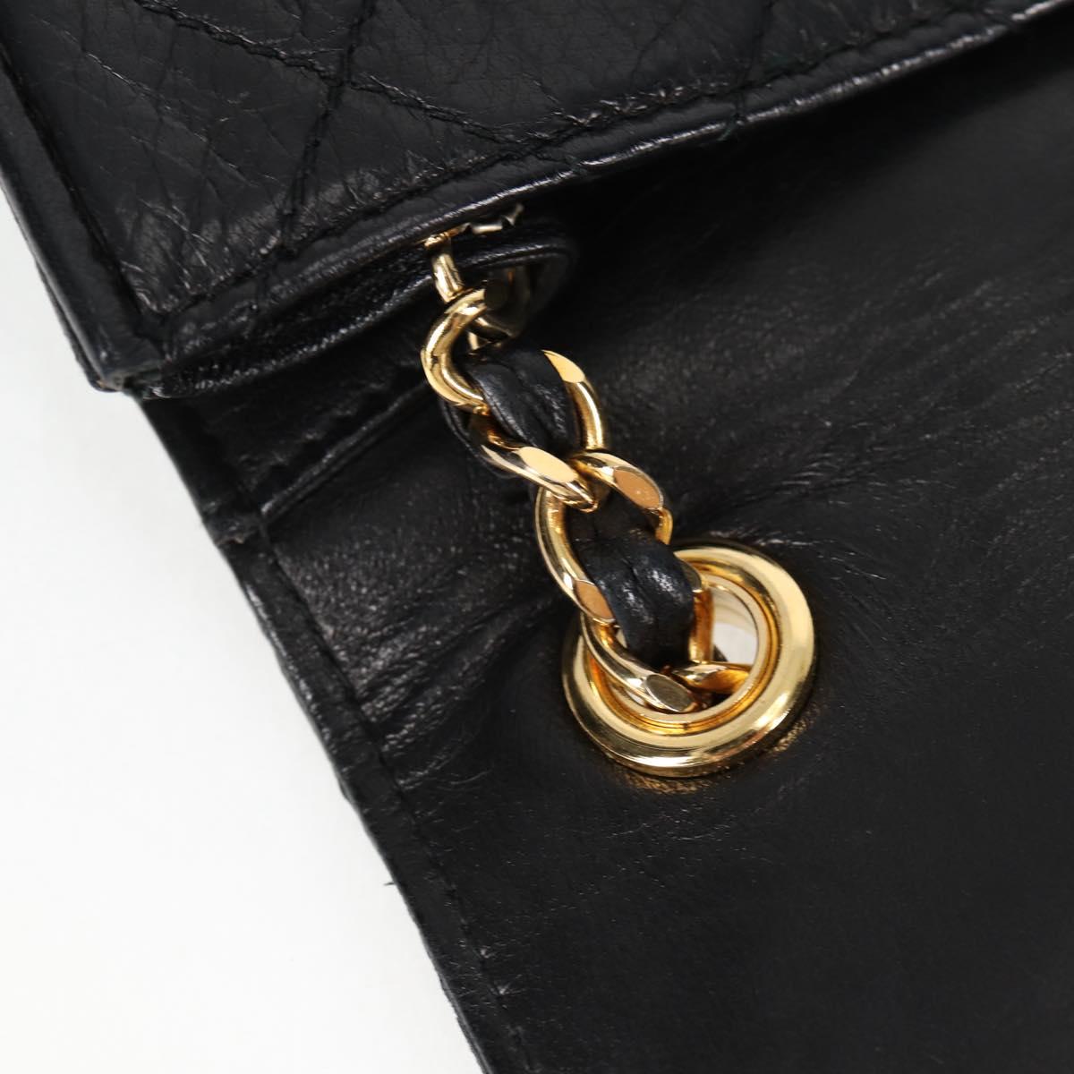 Chanel Coco Mark, Black, Leather, shoulder