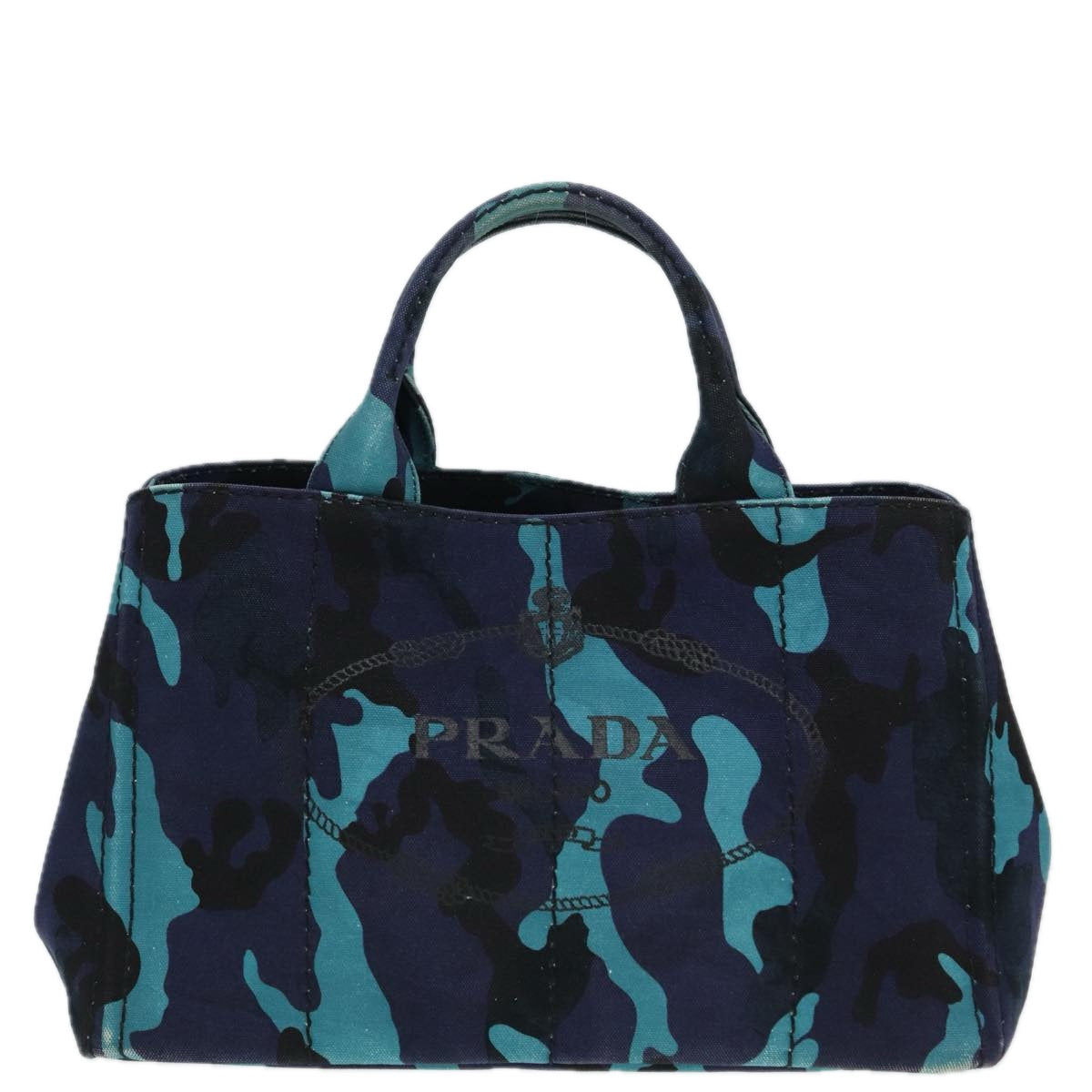 Prada Canapa, Multicolour, Canvas, tote