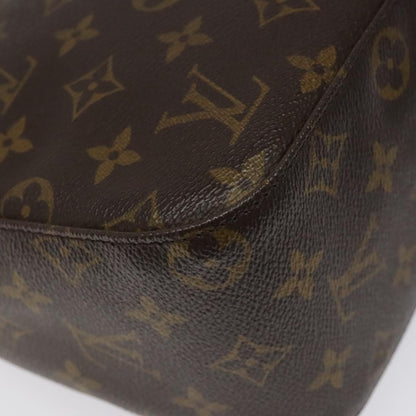 Louis Vuitton Looping MM, Brown, Canvas, shoulder