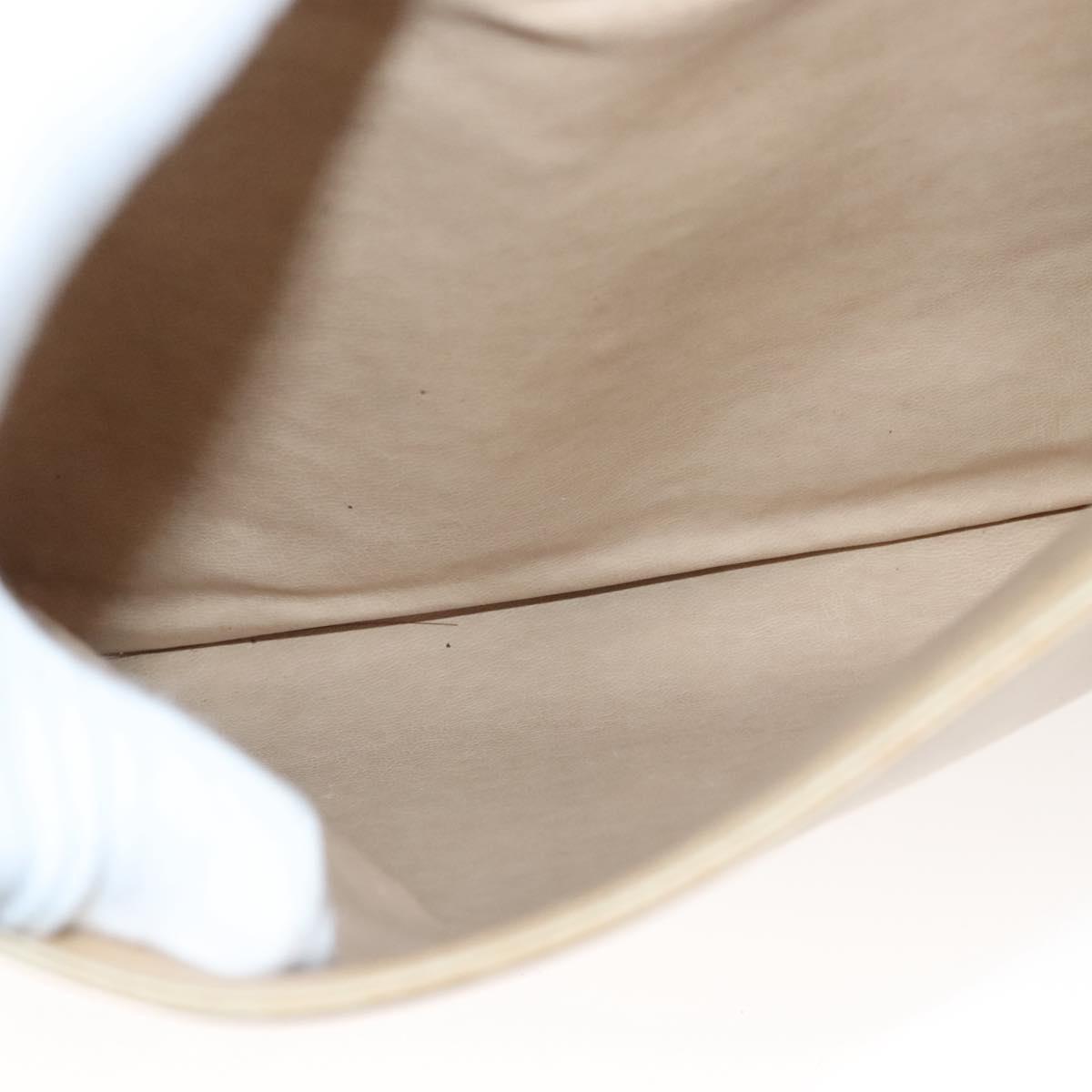 Chanel Coco Mark, Beige, Leather, shoulder