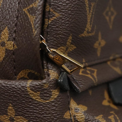 Louis Vuitton Palm Springs mini, Brown, Canvas, backpack