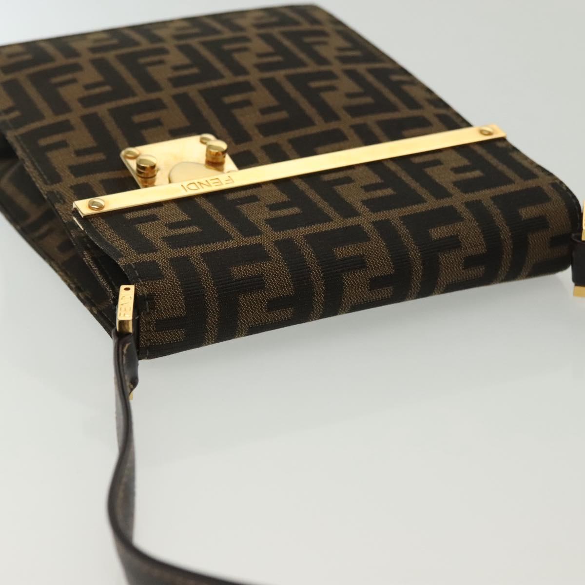 Fendi Zucca, "BEIGE, BROWN", Canvas, shoulder