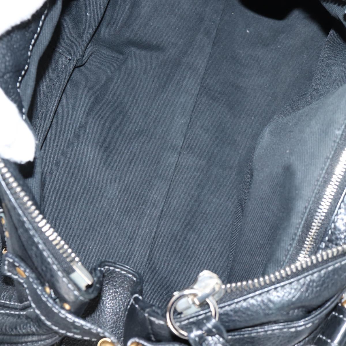 Chloé Paddington, Black, Leather, handbag