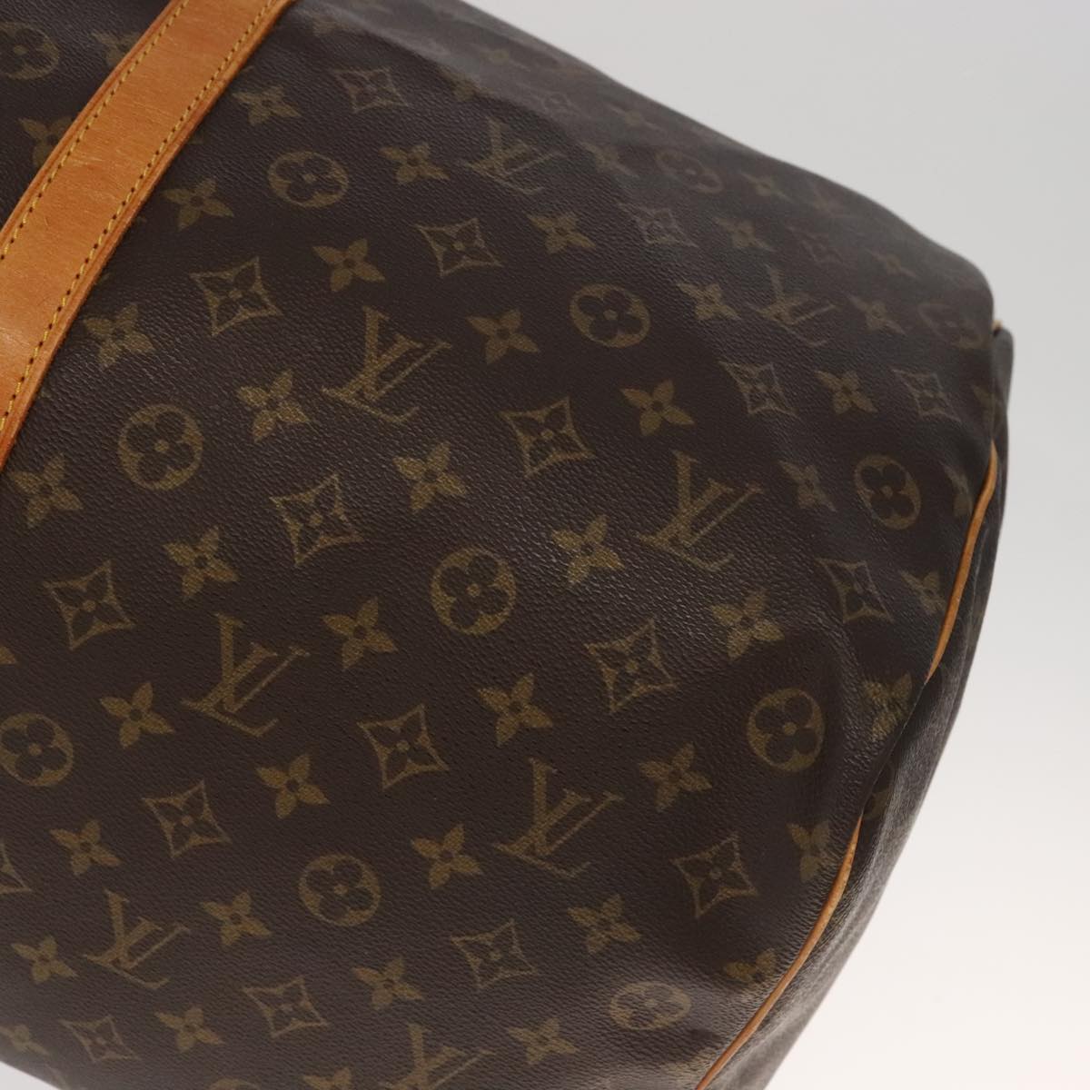 Louis Vuitton Keepall 60, Brown, Canvas, travel