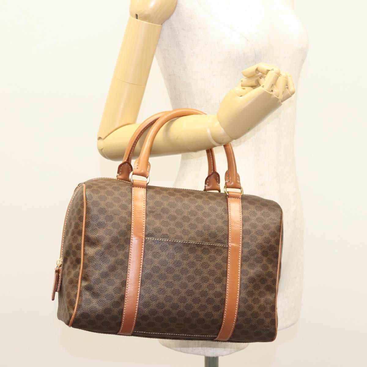 Céline Macadam, Brown, Canvas, handbag
