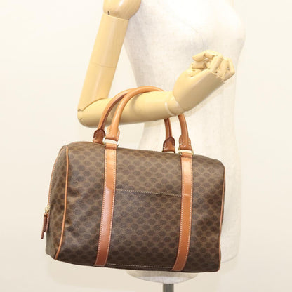 Céline Macadam, Brown, Canvas, handbag