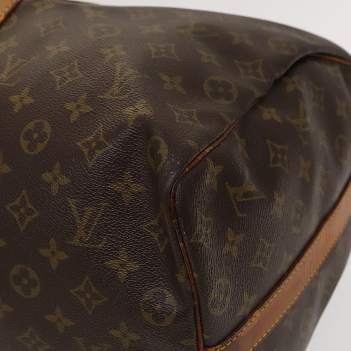 Louis Vuitton Keepall Bandouliere 50, Brown, Canvas, travel