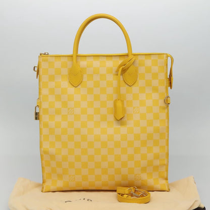 Louis Vuitton, Yellow, Canvas, handbag