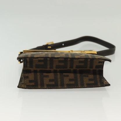 Fendi Zucca, "BEIGE, BROWN", Canvas, shoulder