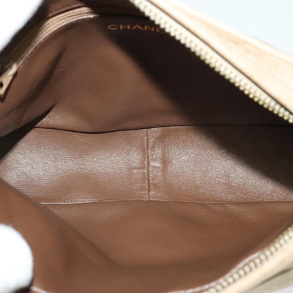 Chanel Camera, Beige, Leather, shoulder