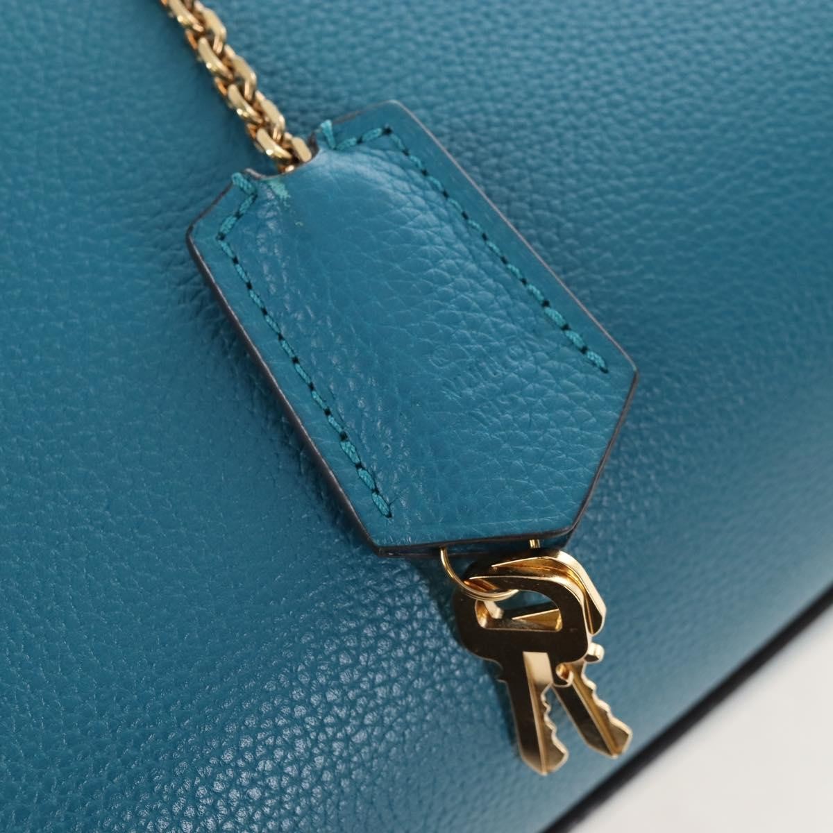 Louis Vuitton Milla Veau Nuage Calfskin, Blue, Leather, Handbag