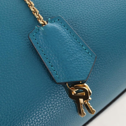 Louis Vuitton Milla Veau Nuage Calfskin, Blue, Leather, Handbag