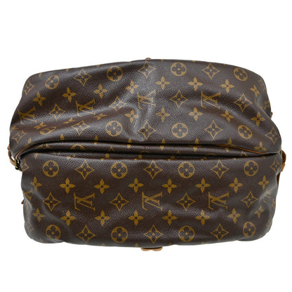 Louis Vuitton Saumur Monogram Canvas, Brown, Canvas, Shoulder Bag