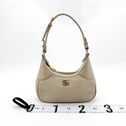 Gucci Aphrodite Leather, Beige, Leather, Shoulder Bag