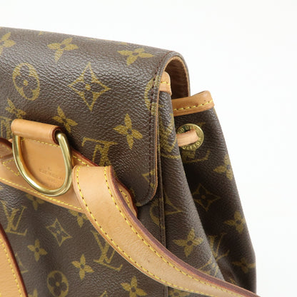 Louis Vuitton Vintage Montsouris Monogram Canvas, Brown, Canvas, Backpack