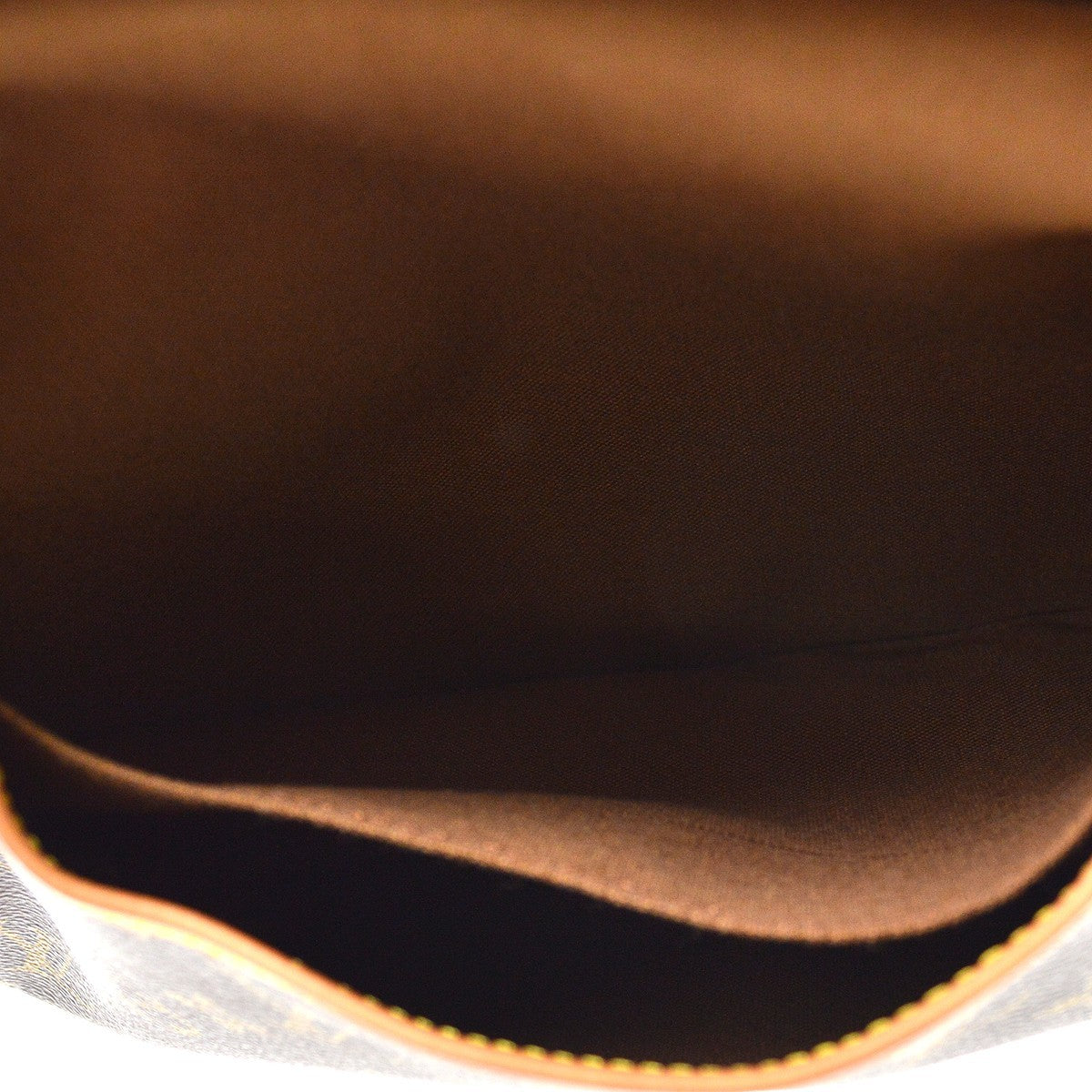 Louis Vuitton Saumur Monogram, Brown, Canvas, Shoulder Bag