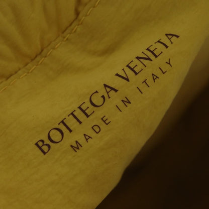 Bottega Veneta Shell Leather, Yellow, Leather, Handbag