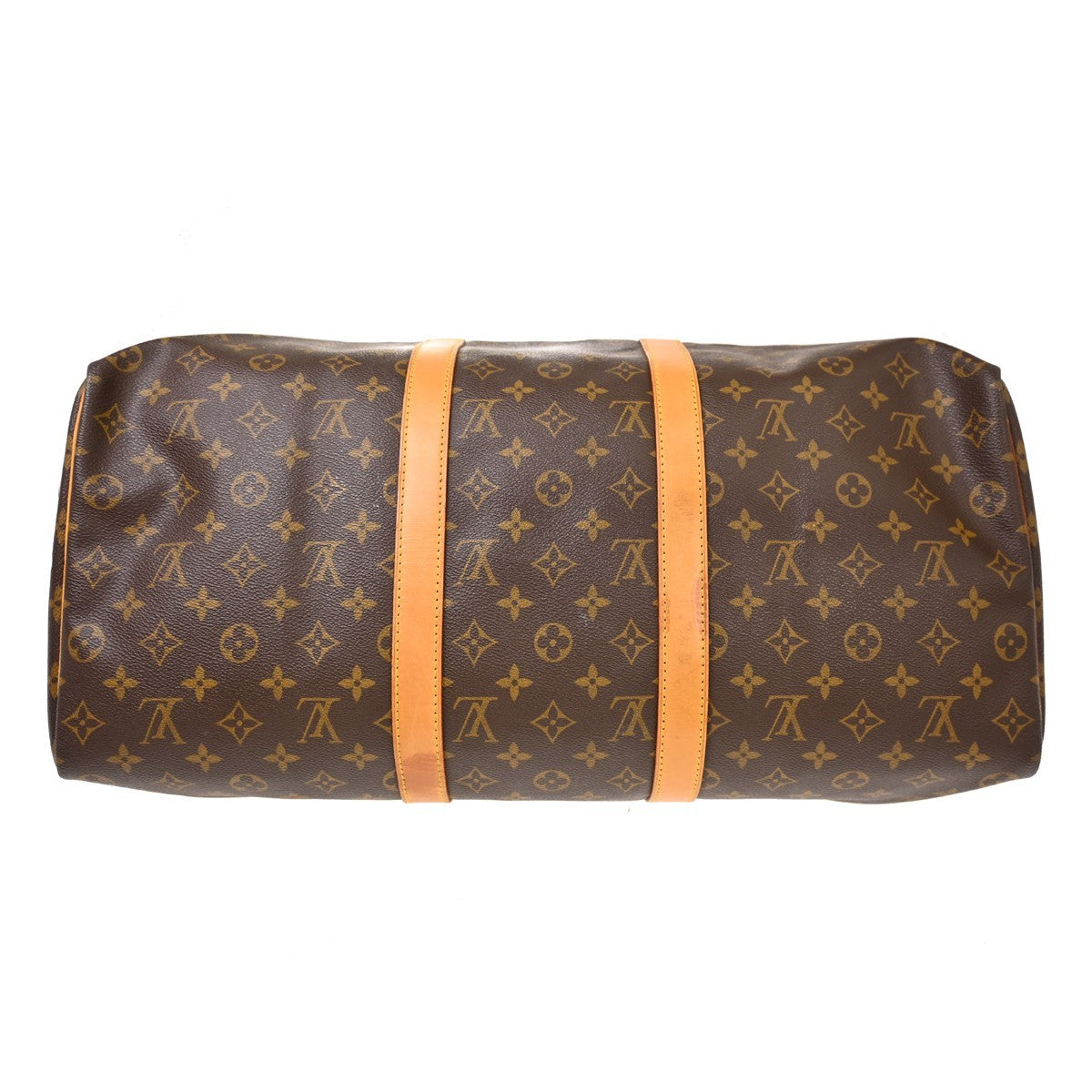 Louis Vuitton Keepall Canvas, Brown, Canvas, Travel Bag