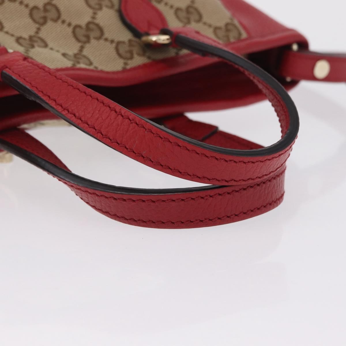 Gucci Bree Convertible GG Canvas with Leather, Beige, Canvas, Tote Bag