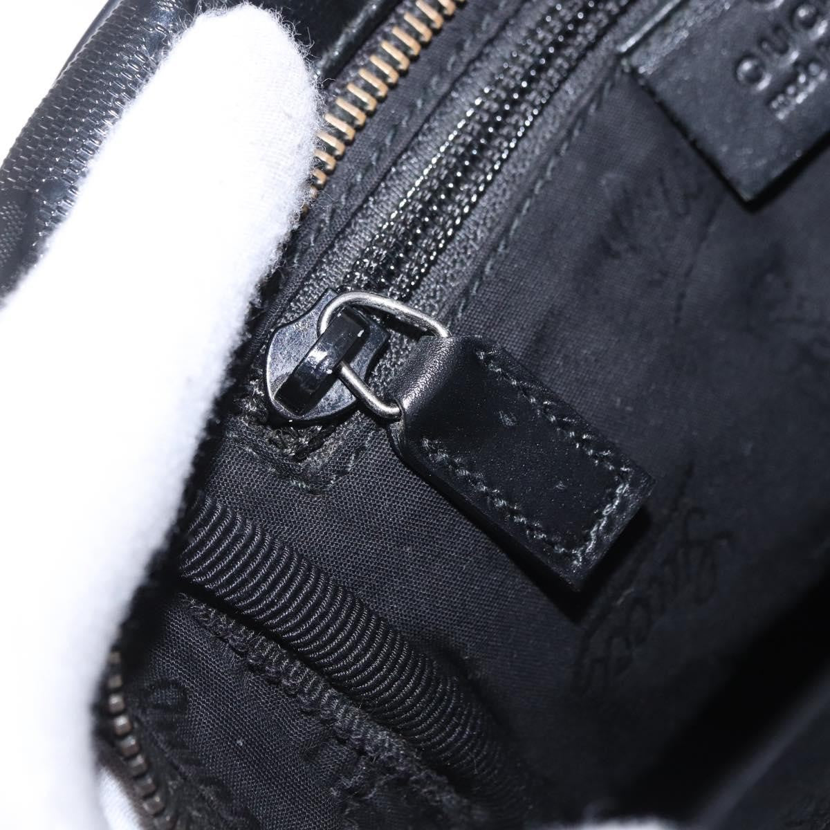 Gucci Zip GG Imprime, Black, Canvas, Shoulder Bag