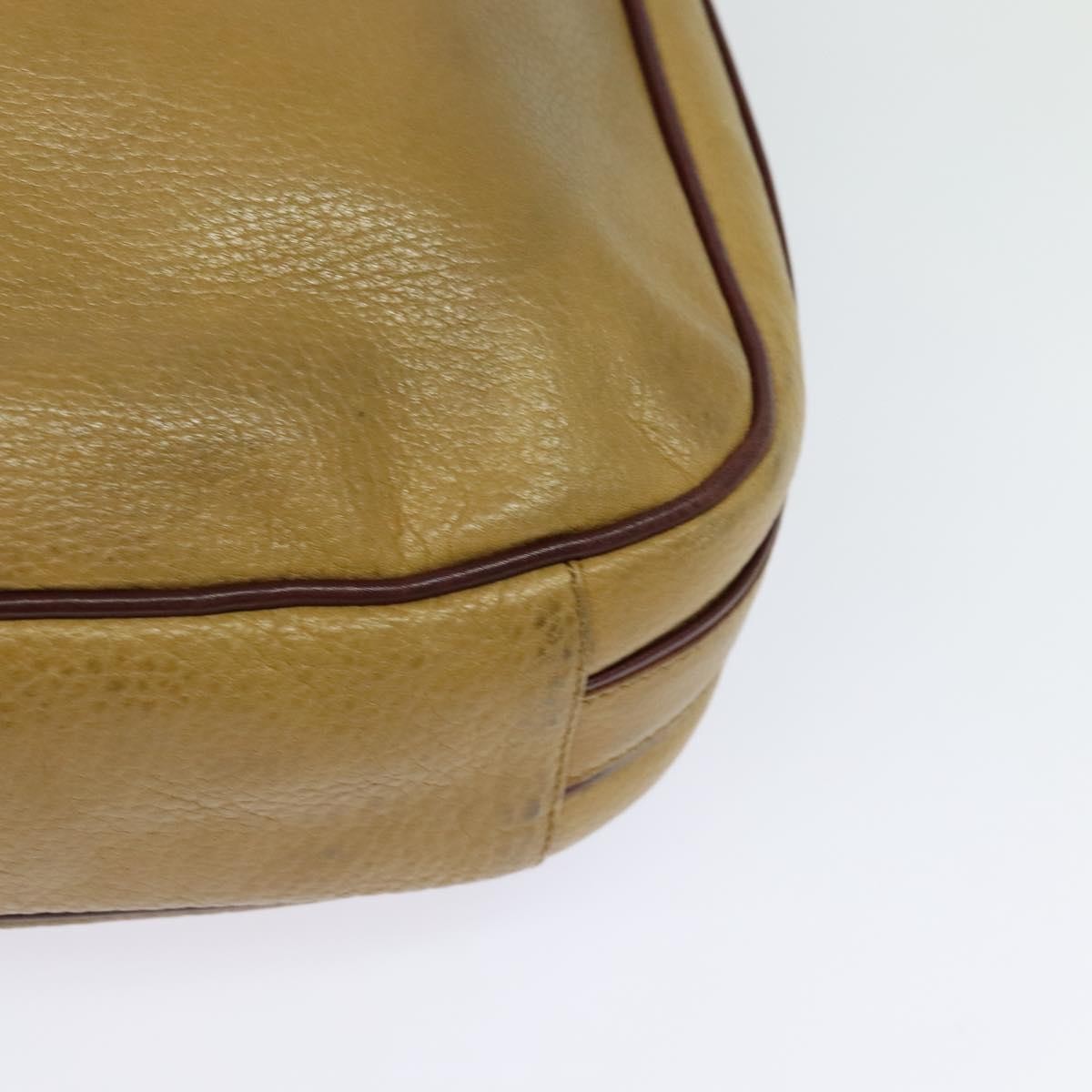 Cartier Tasseled Must de Cartier Leather, Yellow, Leather, Shoulder Bag