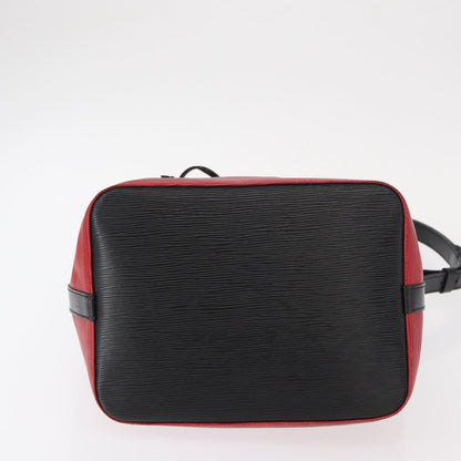 Louis Vuitton Bicolor Petit Noe Epi Leather, Red, Leather, Handbag