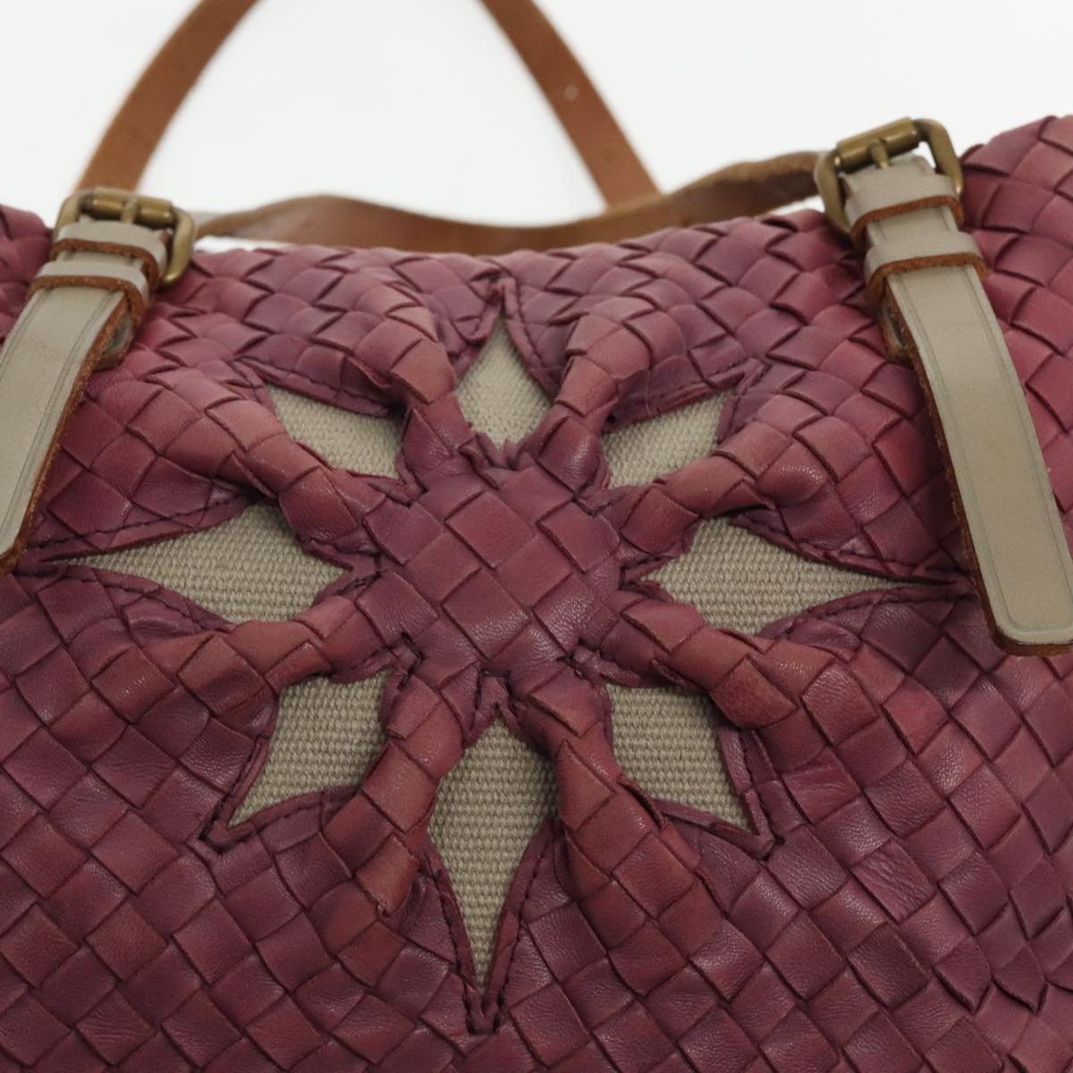 Bottega Veneta Intrecciato, Purple, Leather, tote