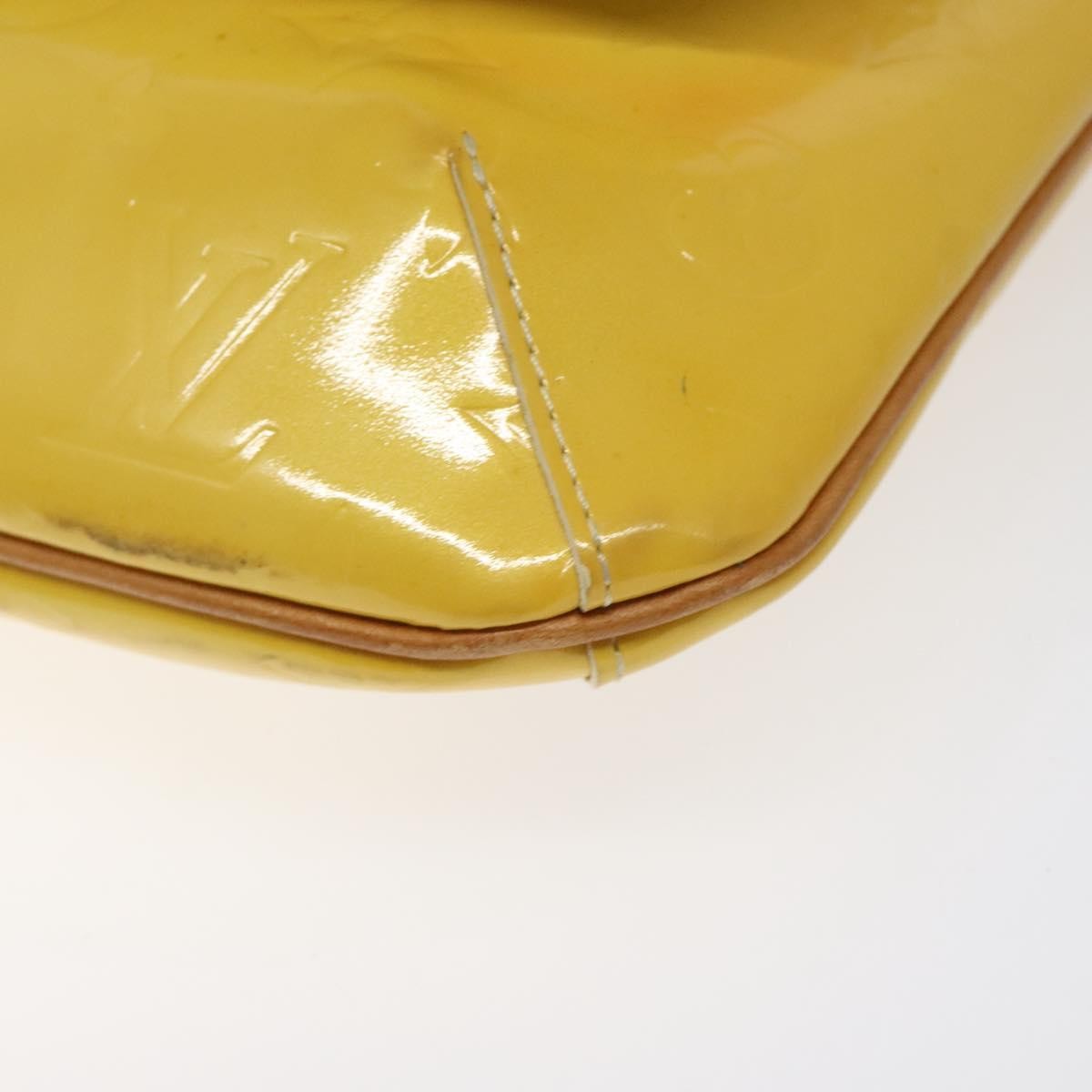 Louis Vuitton Thompson Street Monogram Vernis, Yellow, Patent Leather, Shoulder Bag